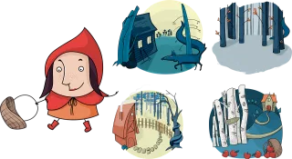 Red Ridding Hood Stickdatei