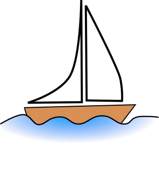 Boat Sailboat Sailing Stickdatei