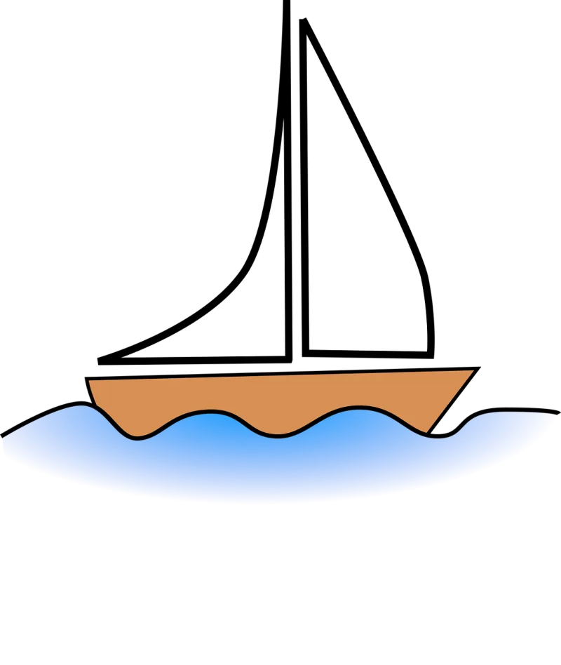 Boat Sailboat Sailing Stickdatei – Fahrzeuge