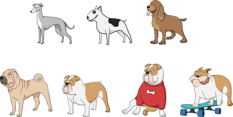 Dog Nature Animals Stickdatei – Tiere