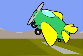 Aviator Airplane Aircraft Stickdatei
