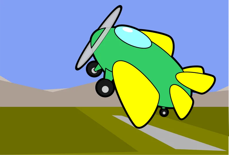 Aviator Airplane Aircraft Stickdatei – Kinder