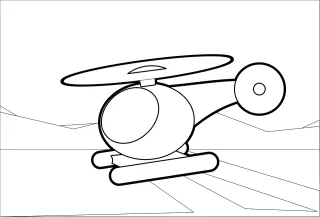 Helicopter Flies Copter Stickdatei