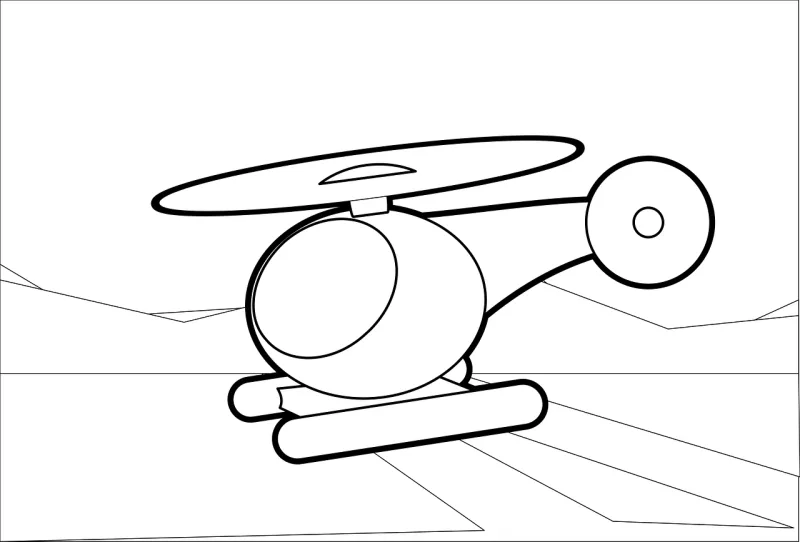Helicopter Flies Copter Stickdatei – Fahrzeuge