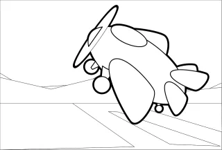 Aviator Airplane Aircraft Stickdatei