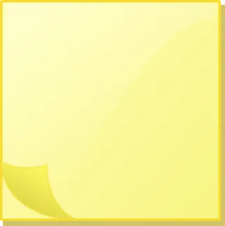 Note Sticky note Yellow Stickdatei