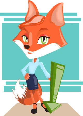 Fox Business Animal Stickdatei