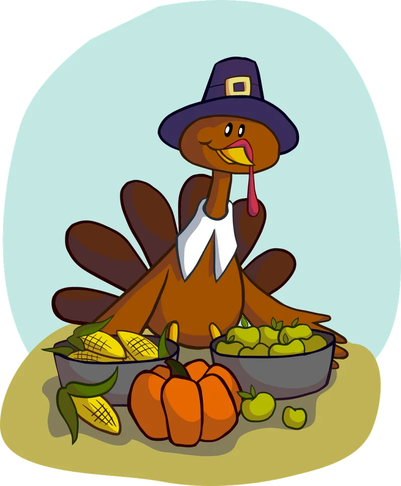 Turkey Hat Pumpkins Stickdatei – Essen & Trinken