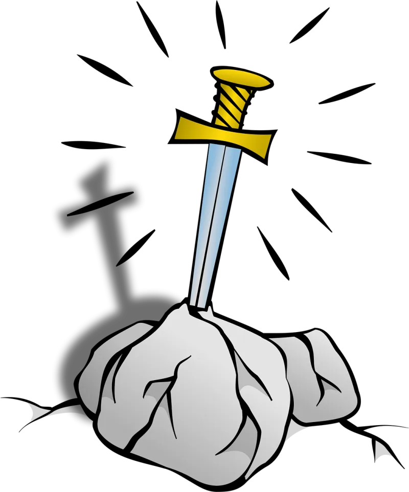 Excalibur Legend Sword Stickdatei – Kinder