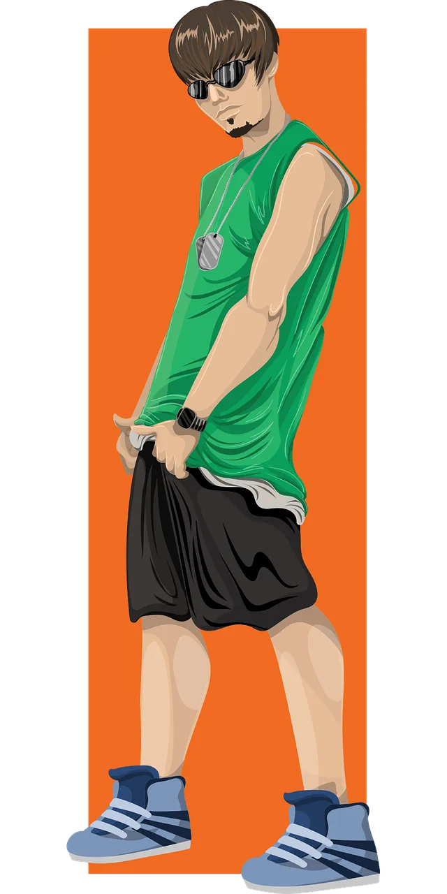 Teenager Boy Lifestyle Stickdatei – Sport