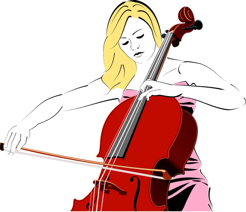 Cello Instrument Musical instrument Stickdatei – Musik