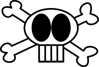 Skull Funny Crossbones Stickdatei – Kinder