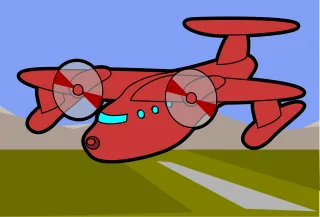 Airplane Plane Field Stickdatei