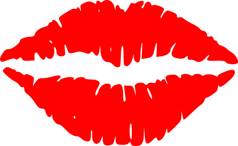 Kiss Lips Mouth Stickdatei – Herzen & Liebe