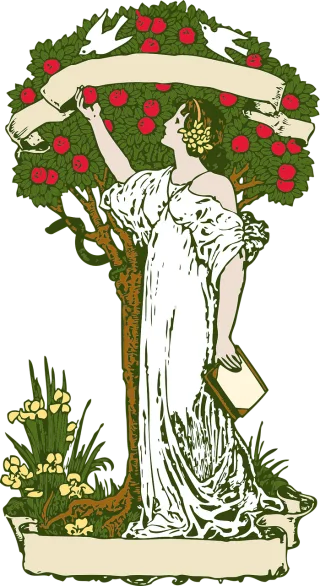 Tree Woman Book Stickdatei – Essen & Trinken