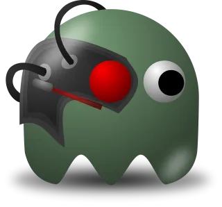 Cyborg Borg Pacman Stickdatei