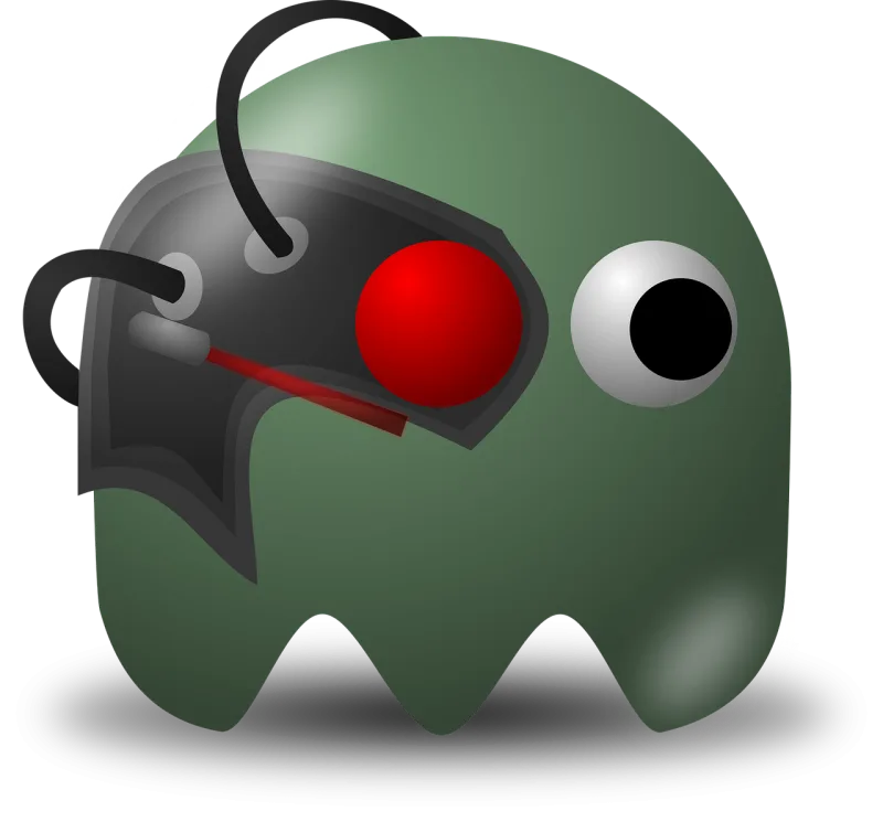 Cyborg Borg Pacman Stickdatei – Kinder