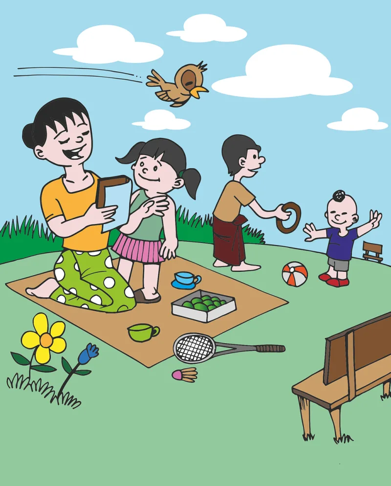Games Park Child Stickdatei – Sport