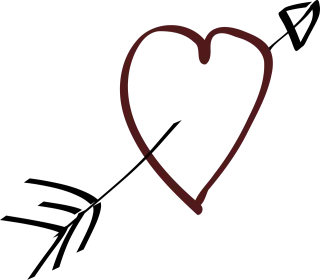 Love Heart Arrow Stickdatei