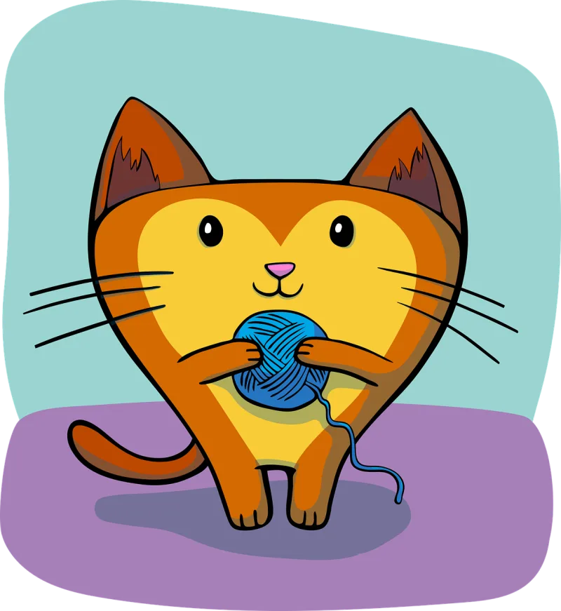 Cat Nature Yarn Stickdatei – Tiere