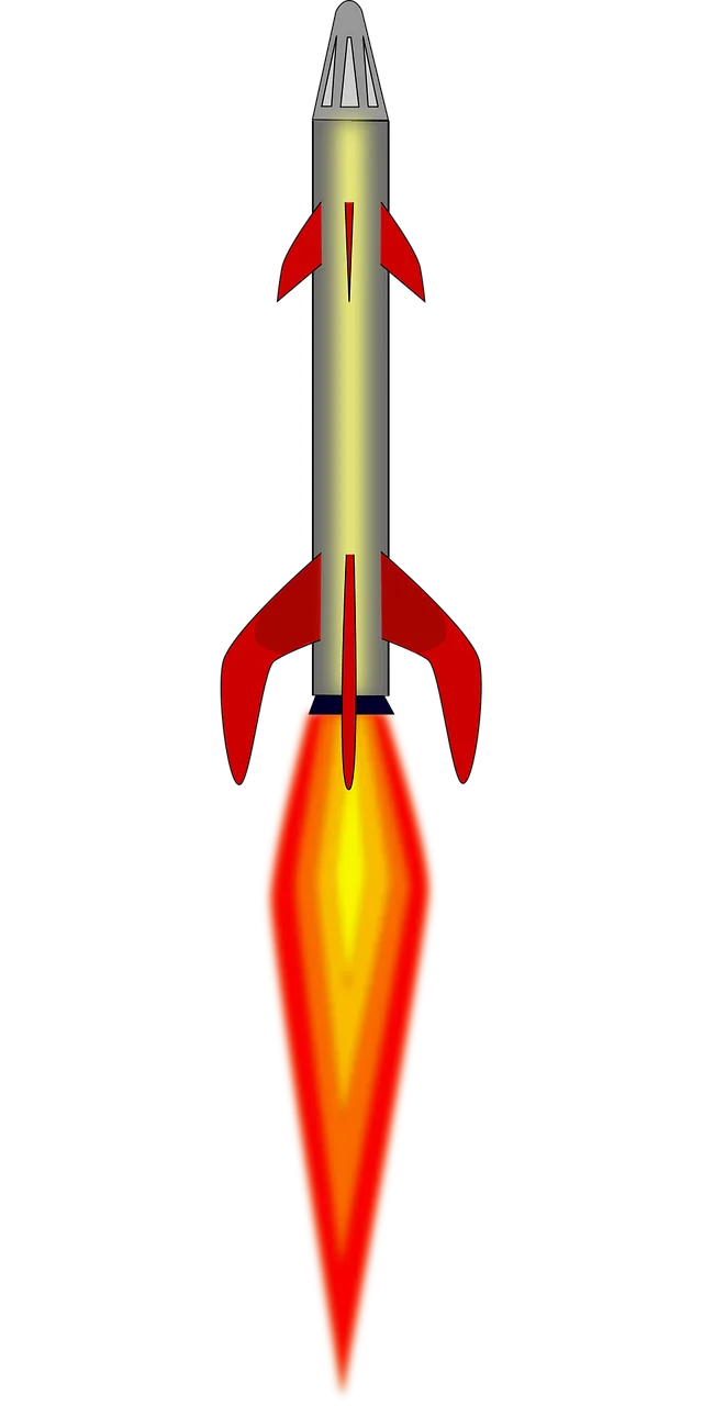 Rocket Missile Space Stickdatei – Kinder