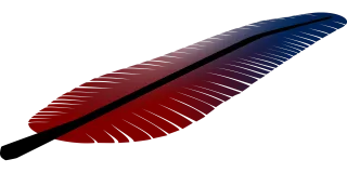 Feather Quill Bird Stickdatei