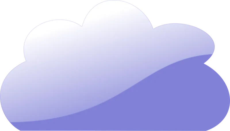 Cloud Weather Rain Stickdatei – Natur