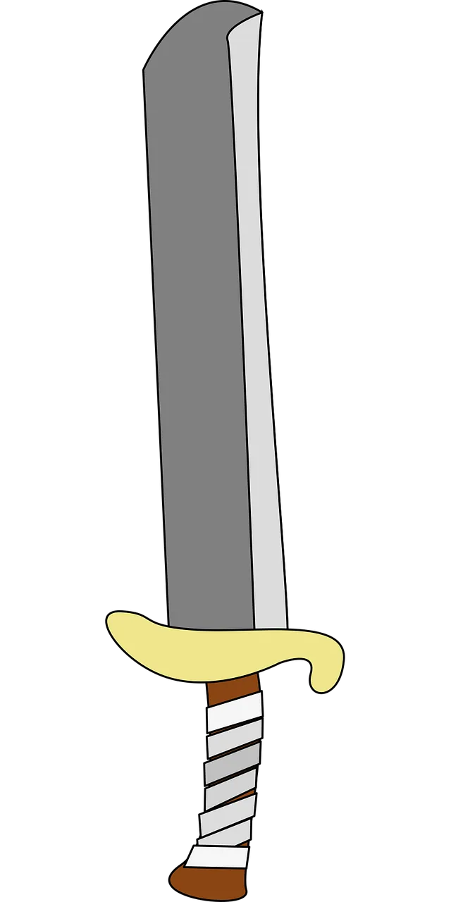 Sword Machete Weapon Stickdatei – Kinder