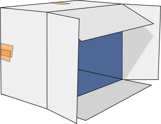 Cardboard box Open Box Stickdatei