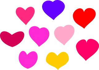 Hearts Love Heart Stickdatei