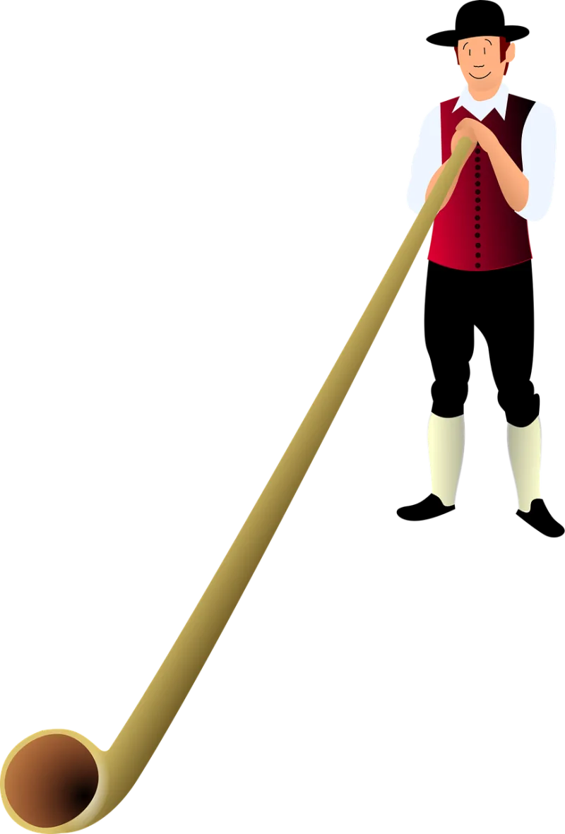 Folkloric Music Swiss Stickdatei – Musik