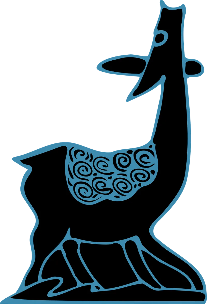 Antelope Animal Batik Stickdatei – Tiere