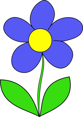 Daisy Purple Flower Stickdatei