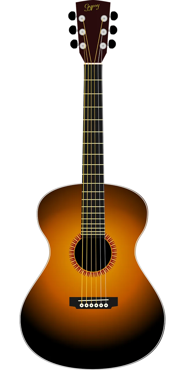 Acoustic guitar Guitar Acoustic Stickdatei – Musik