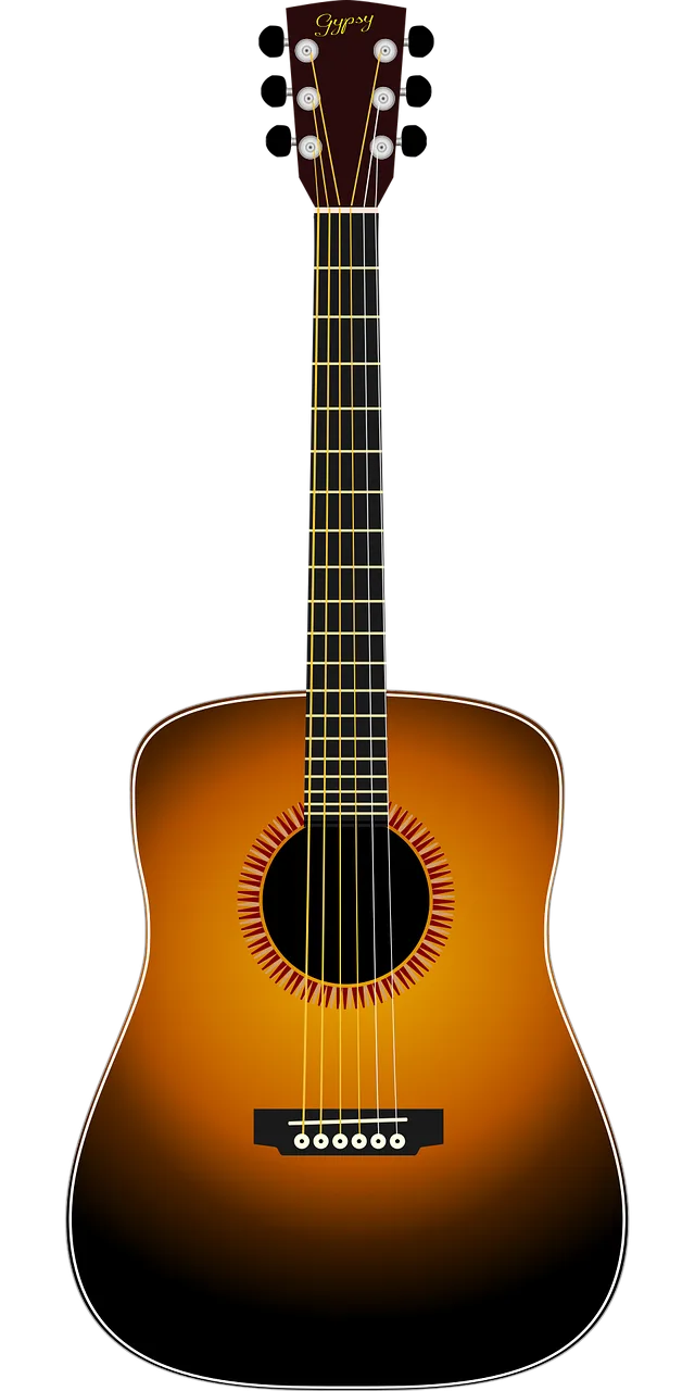 Acoustic guitar Guitar Acoustic Stickdatei – Musik