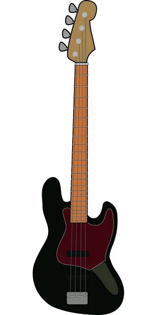 Electric guitar Music Red Stickdatei – Musik