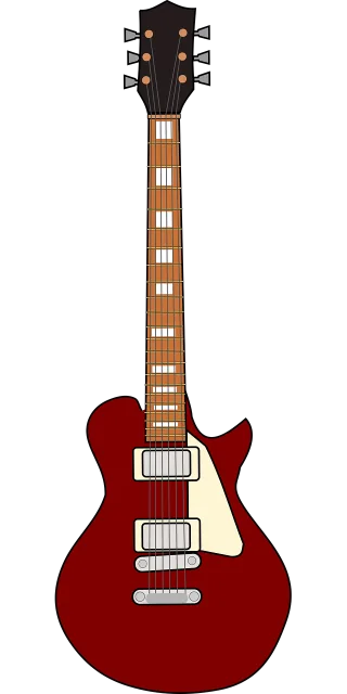 Electric guitar Music Red Stickdatei – Musik