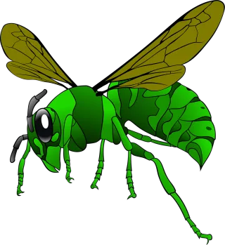 Hornet Bee Insect Stickdatei