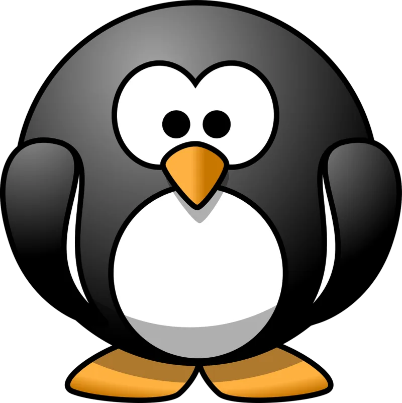 Penguin Tux Bird Stickdatei – Tiere