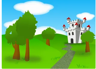 Castle Fort Fortress Stickdatei