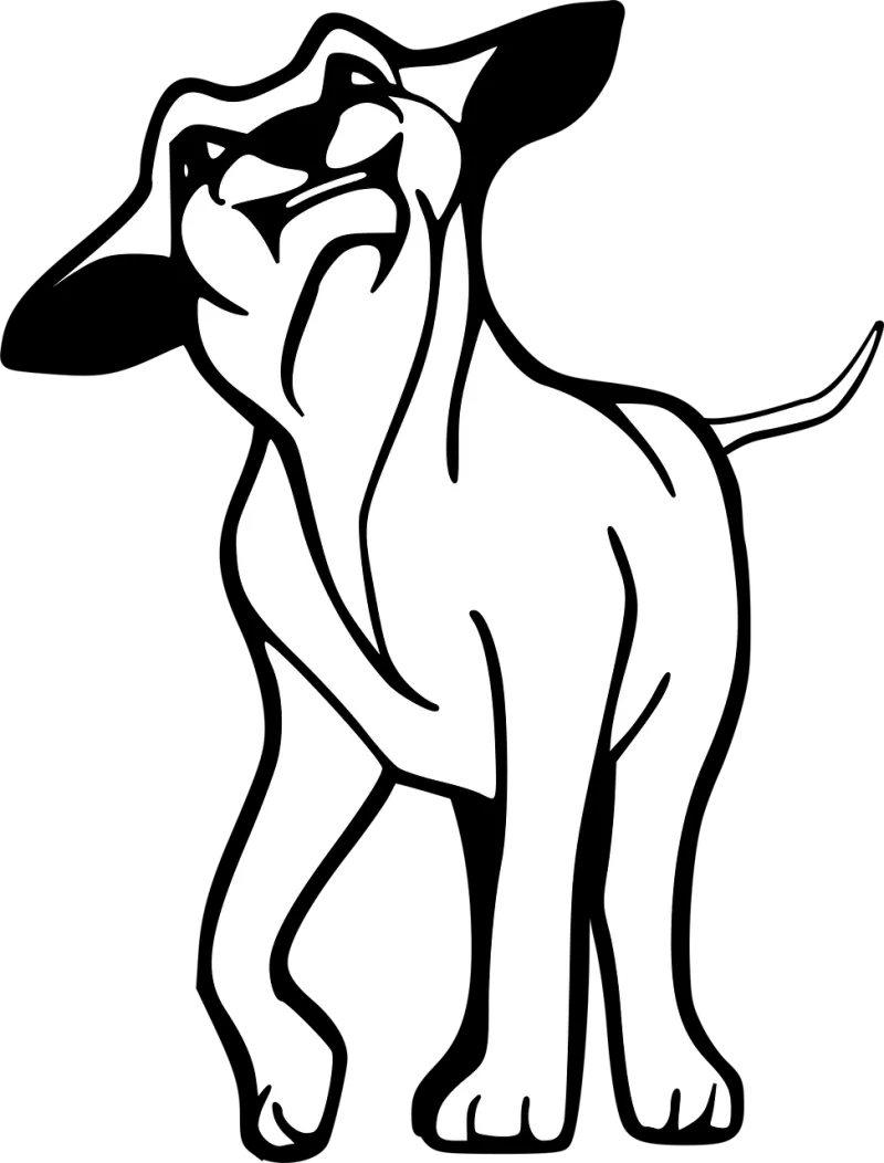 Dog Mammal Pet Stickdatei – Tiere
