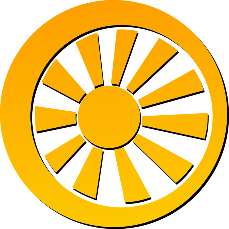 Sun Nature Weather Stickdatei – Natur