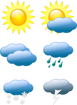 Weather forecast Weather Sun Stickdatei