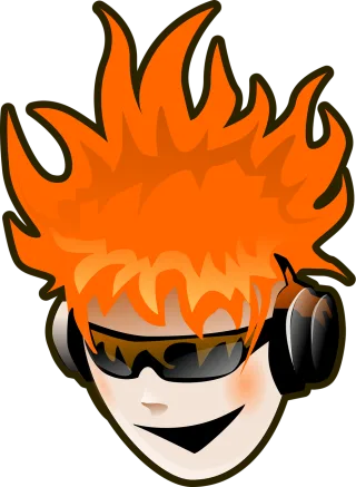 Face Music Head Stickdatei – Musik