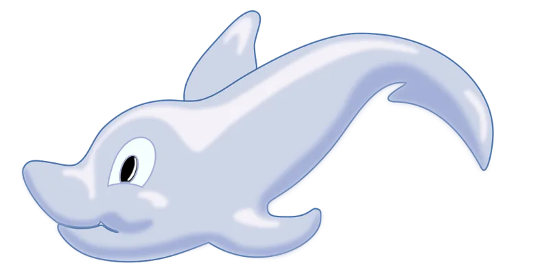 Dolphin Nature Sea Stickdatei – Tiere