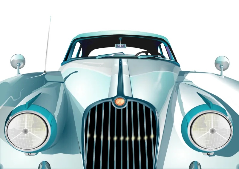 Oldtimer Car Vintage Stickdatei – Fahrzeuge