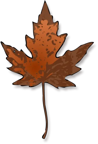 Maple Leaf Autumn Stickdatei – Natur