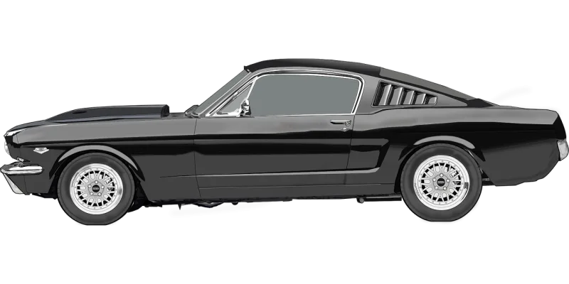 Ford mustang Car Racing car Stickdatei – Fahrzeuge