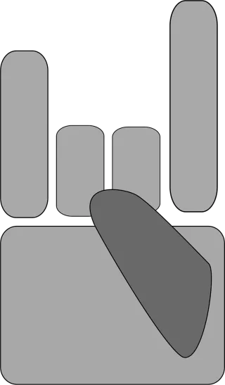 Metal Rock Music Stickdatei – Musik