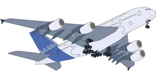 Airbus Airplane Plane Stickdatei
